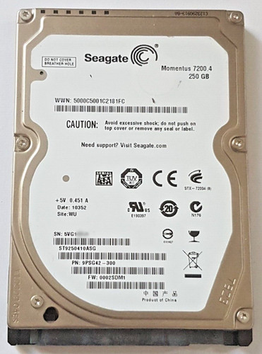 250 sata seagate momentus - sata,