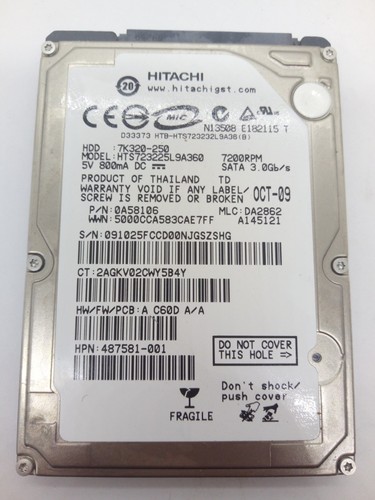 Hitachi hts723225l9a360 - hitachi, *hts723225l9a360*