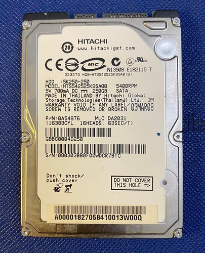 Hitachi 250 sata 5400 - sata,