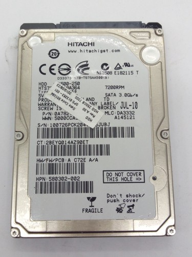 Hitachi hts725025a9a364 - hitachi, *hts725025a9a364*