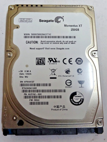 Seagate 5yv00cqt 250 - 5yv00cqt, ***