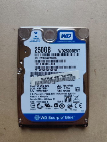 Western digital wd2500bevt - western,