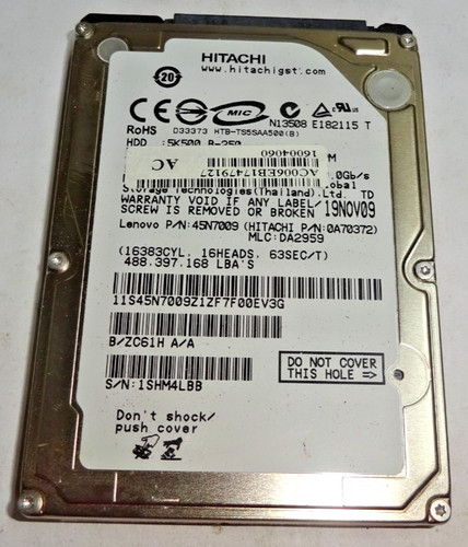 Hitachi hts545025b9a300 - hitachi, hts545025b9a300***