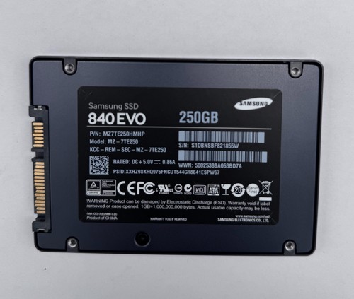 Samsung ssd 840 evo 250gb - ssd,