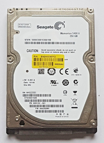 250 sata seagate momentus - 250,