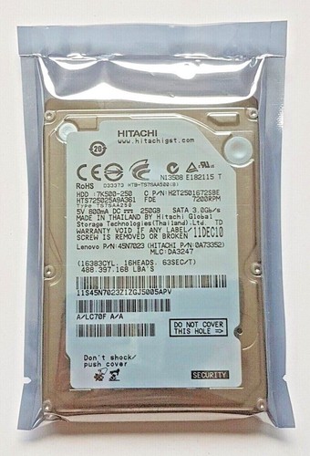 250 sata hitachi - 250, gb