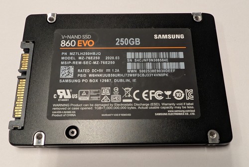 250gb samsung nand ssd 860 - samsung,