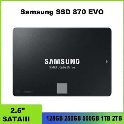 Samsung ssd 870 evo - 2.5"samsung, 128gb