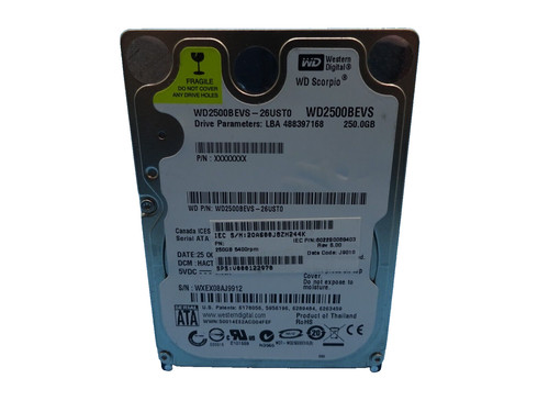 250 sata wd2500bevs - 250,