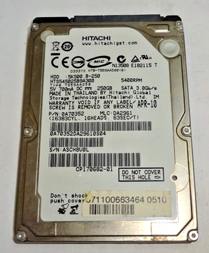 Hitachi hts545025b9a300 - hitachi, ***