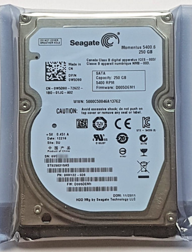 250 sata seagate - 250, momentus