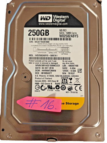 Re3 250gb sata 7200rpm - re3,