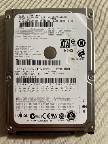 Festplatte 250gb sata 5 - festplatte,