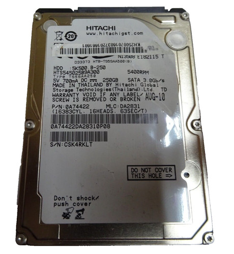 250 sata notebook hdd - notebook,