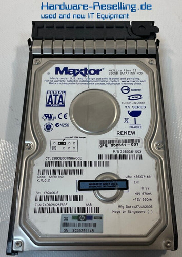 Maxtor maxline plus - hp,