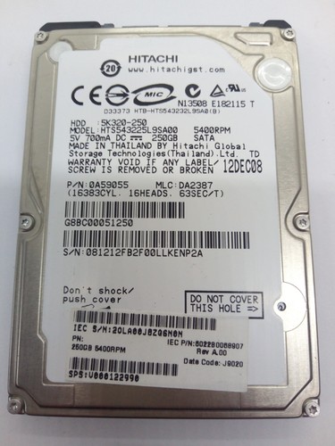 Hitachi hts543225l9sa00 250 - *hts543225l9sa00*,