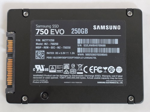 250gb samsung 750 evo - -, sata