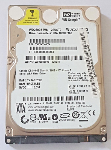 250 sata western digital - gb,