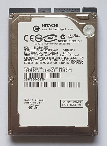250 sata hitachi - 250,